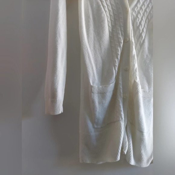 Kimchi & Blue Urban Outfitters ivory Cardigan sweater Small - Picture 4 of 8